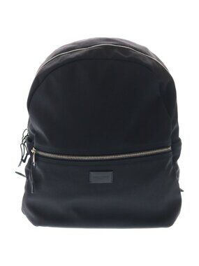 Saint Laurent Paris Noux Canvas Leather Backpack Silver Black Yves Saint Laurent SAINT LAURENT PARIS 650617 Logo Backpack  main image 4